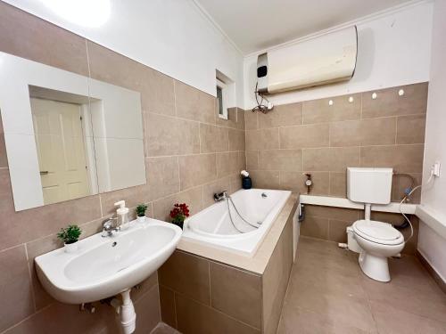 Koupelna v ubytování Baross Apartment with Convenience and Style