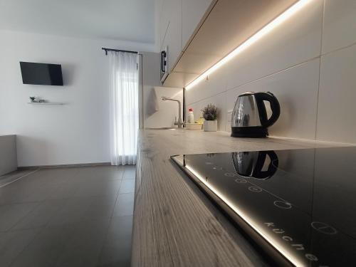 Η κουζίνα ή μικρή κουζίνα στο Apartments Bis House