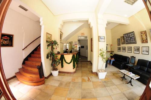 The lobby or reception area at Grande Hotel Renascença