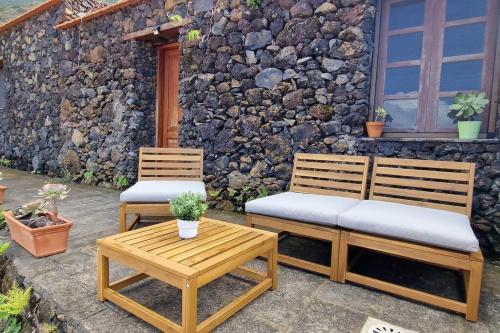 Vonkajšia záhrada v ubytovaní CasaMamáClorinda Frontera El Hierro Islas Canarias