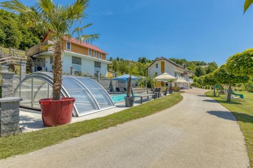 Zahrada ubytování Private Wellness Apartment