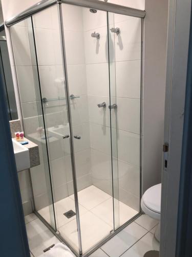 Bathroom sa Apart-hotel TrueAmérica