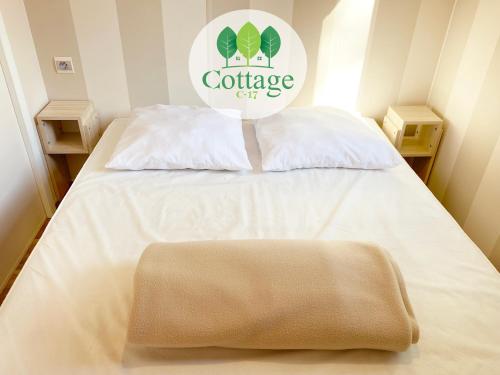 Llit o llits en una habitació de Cottage C17 – proche Europapark