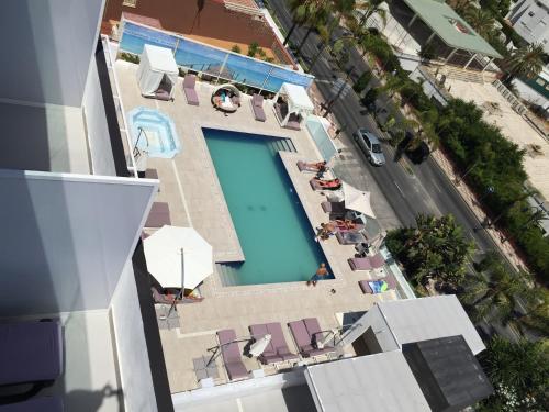 Bazén v ubytování Hotel Natursun nebo v jeho okolí