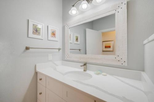 Et badeværelse på Sunshine Bungalow