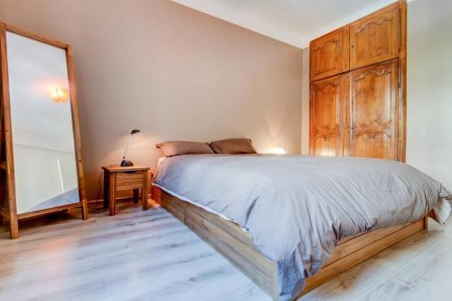 Llit o llits en una habitació de Le Blondel