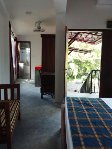 Ένα ή περισσότερα κρεβάτια σε δωμάτιο στο Sinali Villa