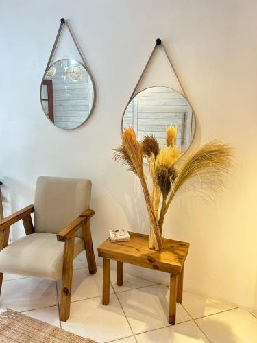 Χώρος καθιστικού στο Quintal da Casa