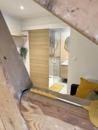 Koupelna v ubytování / /Sacré studio/ /wifi/ /parking privé