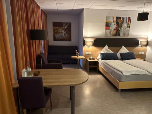 Postel nebo postele na pokoji v ubytování Hotel Efcannos