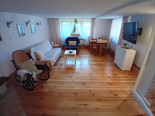 TV a/nebo společenská místnost v ubytování Agroturystyka Zielony Zakątek