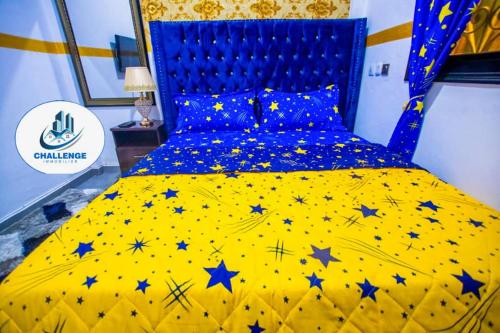 Ένα ή περισσότερα κρεβάτια σε δωμάτιο στο Appartement