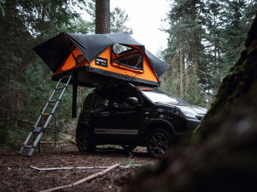 a truck with a tent on top of it at Tentbox Lite 2.0 in Thorpe le Soken