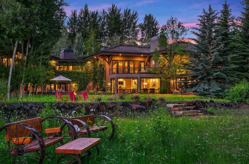 Zahrada ubytování Villa Fleuve