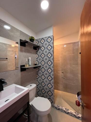 Bathroom sa Apartamento101