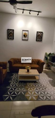 Χώρος καθιστικού στο D'Haty Homestay