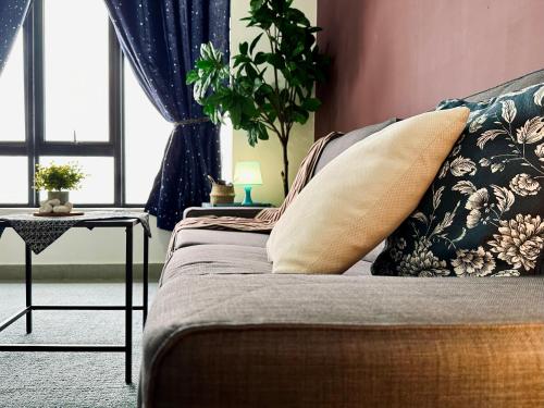 Χώρος καθιστικού στο Eco Kanvas Soho Suites