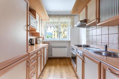 Kjøkken eller kjøkkenkrok på Apart-Invest Apartament Paryski