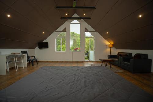 Cama o camas de una habitación en Teaberg Estate Haus