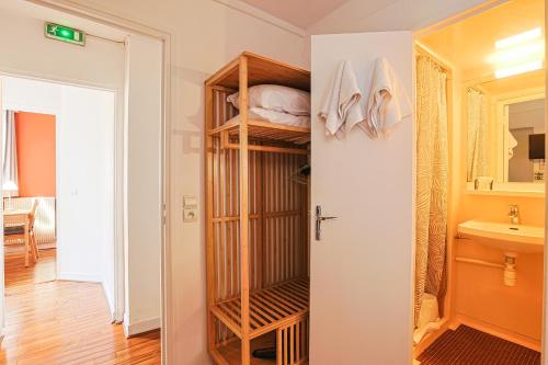 Koupelna v ubytování Hôtel François d'O