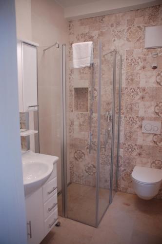 Ένα μπάνιο στο Aparthotel Weißenhorn