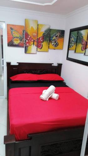 Lova arba lovos apgyvendinimo įstaigoje Posada Amiel Forbes Apartament 204