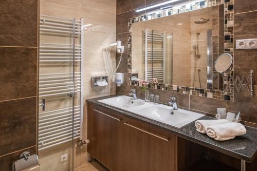 Koupelna v ubytování Szarvaskút Hotel