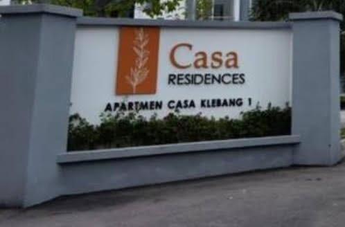 a sign for an american csa building at 3 Bedroom Apartment with Pool and Beautiful View in Klebang, Ipoh in Chemor