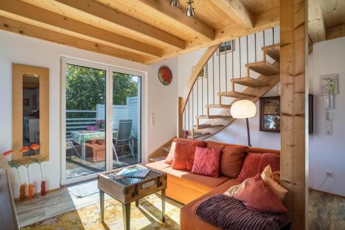 Ruang duduk di Haus Himmelblick mit privater Sauna