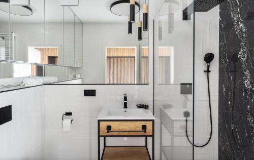 Kúpeľňa v ubytovaní Poznań Apartments Towarowa