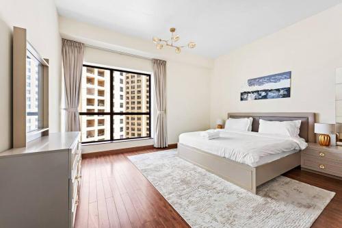 StoneTree - Near Marina Beach - Fully Furnished 1 BR 객실 침대