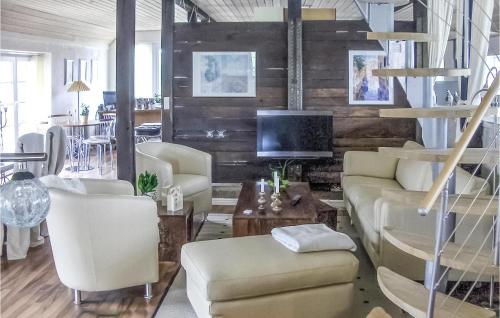 Posezení v ubytování Apartment Sønderskovhedevej