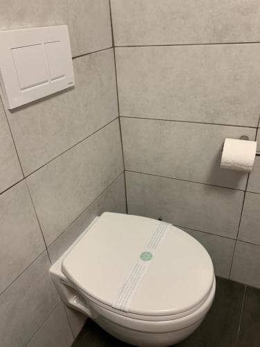 Koupelna v ubytování Casa Albina