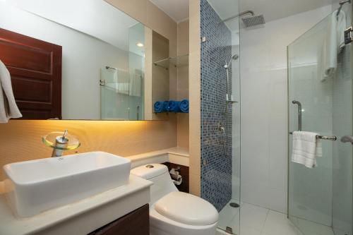 Koupelna v ubytování iCheck inn Residences Patong