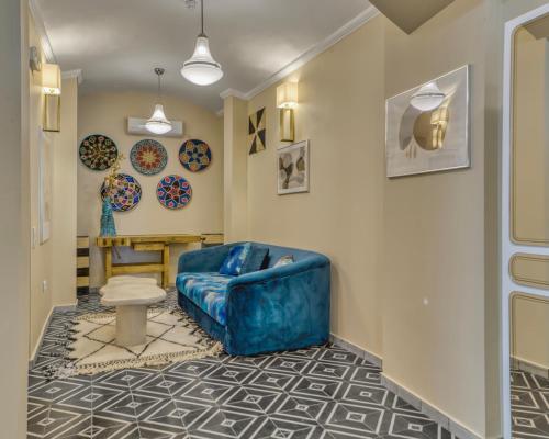 Χώρος καθιστικού στο Casa Riad Yasmin