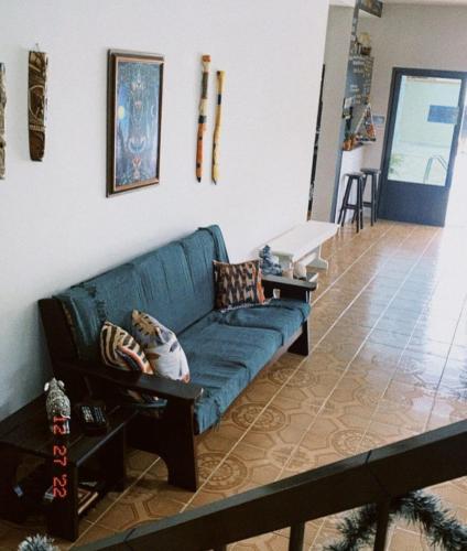 Χώρος καθιστικού στο Alma de Maré Hostel