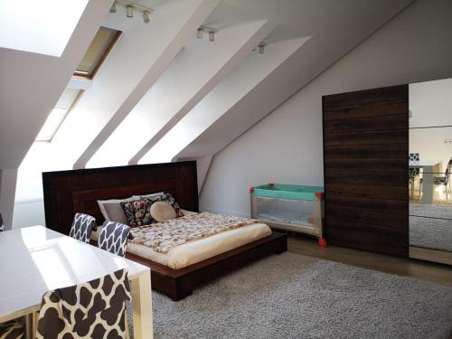 Posteľ alebo postele v izbe v ubytovaní Premium Apartament Stary Rynek
