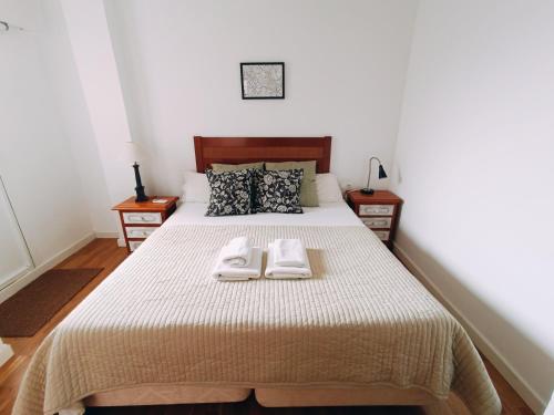 Posteľ alebo postele v izbe v ubytovaní BOLIVIA beach apartments