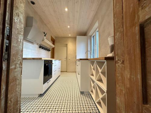 Η κουζίνα ή μικρή κουζίνα στο Magical two bedroom apartment in Viljandi