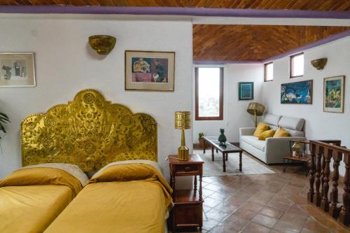 Χώρος καθιστικού στο Casa Estela y Virgilio B&B