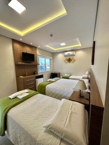 Katil atau katil-katil dalam bilik di Hotel Imperatriz