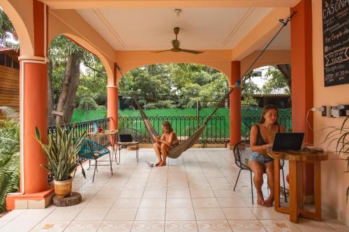 Μπαλκόνι ή βεράντα στο La Casona Hostel