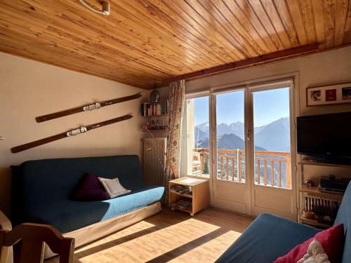 Appartement cosy 2 pièces 4 pers, proche télésiège, retour skis aux pieds - Vieil Alpe - FR-1-405-338