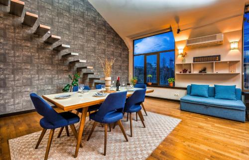 Zona d'estar a Tfeli Penthouse