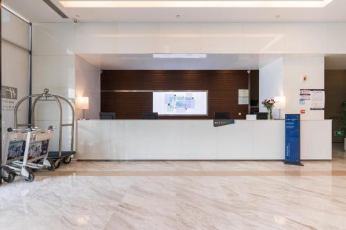 Ο χώρος του λόμπι ή της ρεσεψιόν στο Holiday Inn Express - Liuyang Development Zone by IHG Changsha Huanghua Airport