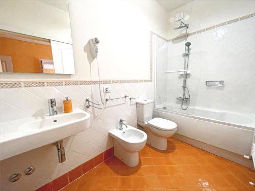 Bilik mandi di Agriturismo SetteLune