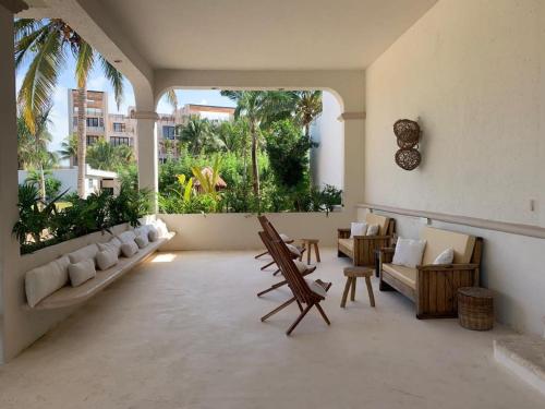 Posezení v ubytování VR CLUB Tulum Riviera