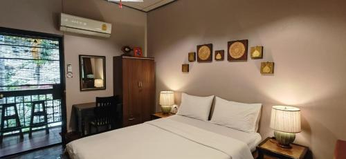 Letto o letti in una camera di Hoh Guesthouse