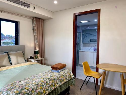 Ένα ή περισσότερα κρεβάτια σε δωμάτιο στο Penshurst Guest House