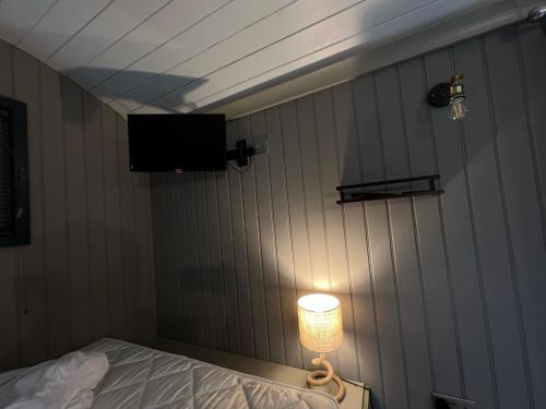 Postel nebo postele na pokoji v ubytování Windmill Retreats - Rabbits Den